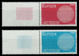 FRANKREICH 1970 Nr 1710L-1711L Postfrisch XFF4886 - Ungebraucht