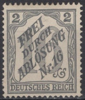 Germany, Empire - Government Service Stamp - 2 Pf - Mi 9 - 1905 - Dienstmarken