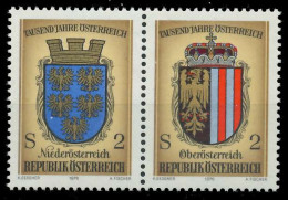 ÖSTERREICH 1976 Nr 1522 30 WZda Postfrisch WAAGR PAAR X255ADA - Unused Stamps