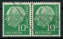 BRD BUND DS HEUSS 1 Nr 183y Gestempelt WAAGR PAAR X69B882 - Used Stamps