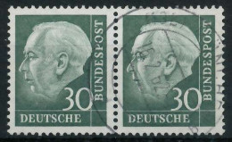BRD BUND DS HEUSS 2 Nr 259 Zentrisch Gestempelt WAAGR PAAR X69B9BA - Used Stamps