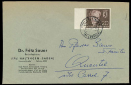 BERLIN 1961 Nr 198 BRIEF EF X906942 - Cartas & Documentos