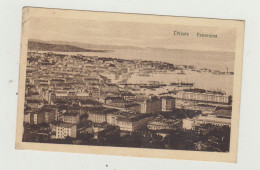 CARTOLINA ILLUSTRATA TRIESTE - PANORAMA - ANNULLO 77 SQUADRIGLIA DEL 1919 VERSO FIRENZE WW1 - Trieste (Triest)