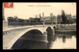 02 - SOISSONS - TRAIN SUR LE NOUVEAU PONT DE CHEMIN DE FER - Soissons