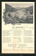 AK Weinheim / Bergstrasse, Gasthof Fuchsenmühle, Gedicht  - Weinheim