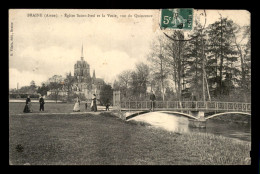 02 - BRAINE - EGLISE ST-IVED ET LA VESLE - VOIR ETAT - Autres & Non Classés