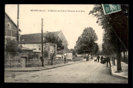 02 - BRAINE - LE MOULIN DES PRES ET L'AVENUE DE LA GARE - VOIR ETAT - Autres & Non Classés