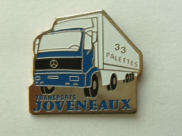 PIN'S CAMION MERCEDES - TRANSPORTS JOVENEAUX - Transport