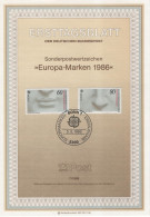 Germany Deutschland 1986-7 Europa CEPT, Wasserreinhaltung Luftreinhaltung Air Pollution Control Water Purification, Bonn - 1981-1990