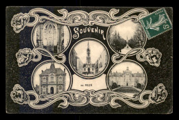 44 - REZE - SOUVENIR MULTIVUES - DECOR ART NOUVEAU - Sonstige & Ohne Zuordnung