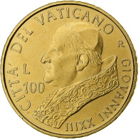 Vatican, John Paul II, 100 Lire, 2001, Rome, Cupro-nickel, SPL, KM:334 - Vaticano (Ciudad Del)