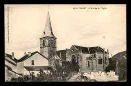 52 - CHALINDREY - L'ABSIDE DE L'EGLISE - Chalindrey