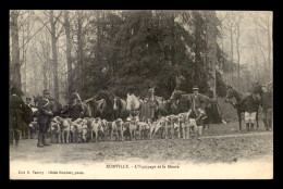 52 - EURVILLE - CHASSE A COURRE - L'EQUIPAGE ET LA MEUTE - Autres & Non Classés