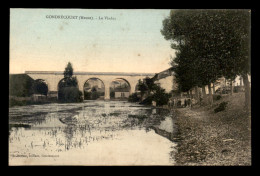 55 - GONDRECOURT - LE VIADUC  - CARTE COLORISEE - EDITEUR BOUTON - Gondrecourt Le Chateau