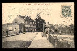 55 - STENAY - L'AVENUE DE LA GARE ET LE PONT DU MOULIN - EDITEUR E. GABRIEL - Stenay