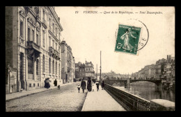 55 - VERDUN - QUAI DE LA REPUBLIQUE - PONT BEAUREPAIRE - EDITEUR PAUL GAROT - Verdun