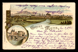 57 - METZ - CARTE LITHOGRAPHIQUE GRUSS - VOIR ETAT - Metz