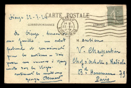 57 - DIEUZE - LA POSTE - CARTE AUTOGRAPHE DE GEORGES BERNARD ADRESSEE A VICTOR CHARPENTIER - Dieuze