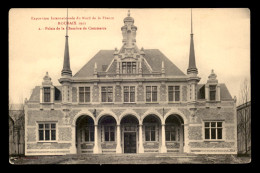 59 - ROUBAIX - EXPOSITION INTERNATIONALE 1911 - LE PALAIS DE LA CHAMBRE DE COMMERCE - Roubaix