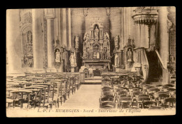 59 - RUMEGIES - INTERIEUR DE L'EGLISE - Autres & Non Classés