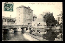 61 - ALENCON - LE PONT DE LA SARTHE ET LE GRAND MOULIN A EAU - Alencon