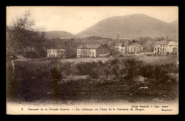 63 - LES AUBERGES AU CAMP DE LA FONTAINE DU BERGER - GUERRE 14/18 - Other & Unclassified