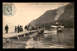 73 - HAUTE-COMBE - DEBARCADERE DES PASSAGERS DE LA SAVOIE - BATEAU A ROUES - Other & Unclassified