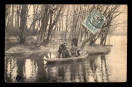 77 - CHELLES - LA PECHE A LA LIGNE AUX ILES MORTES - Chelles