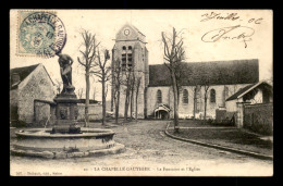 77 - LA CHAPELLE-GAUTHIER - LA FONTAINE ET L'EGLISE - Otros & Sin Clasificación