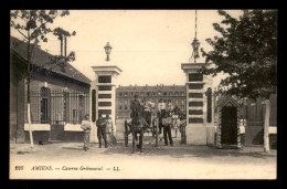 80 - AMIENS - CASERNE GRIBEAUVAL - ATTELAGE - Amiens