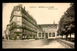 87 - LIMOGES - HOTEL DE LA PAIX - AUTOMOBILE HOTCHKISS ? - Limoges