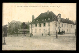 87 - SAINT-YRIEIX - HOPITAL ET CHEVET DE L'EGLISE - Saint Yrieix La Perche