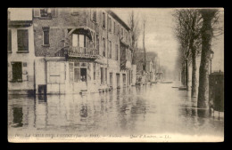 92 - ASNIERES - INONDATIONS DE 1910 - QUAI D'ASNIERES - Asnieres Sur Seine