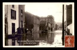 92 - BOULOGNE-SUR-SEINE - INONDATIONS DE 1910 - RUE DE LA PLAINE - EDITEUR MARQUE ROSE - Boulogne Billancourt