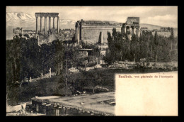 LIBAN - BAALBECK - VUE GENERLE DE L'ACROPOLE - Liban