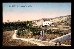 LIBAN - BAALBECK - VUE GENERALE DE LA VILLE - Lebanon