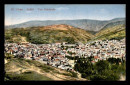 LIBAN - ZAHLE - VUE GENERALE - Liban