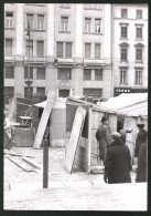 Fotografie Ansicht Wien, Christkindl Markt Am Hof Im Aufbau  - Lugares