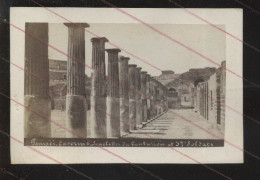 ITALIE - POMPEI - PHOTOGRAPHIE 19EME PROVENANT D'UN ALBUM DE VOYAGE D'UN MARIN FRANCAIS - Alte (vor 1900)
