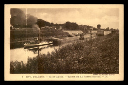 76 - ST-AUBIN - SORTIE DE LA PETITE ECLUSE - REMORQUEUR "GUEPE N°9" TIRANT DES PENICHES - Autres & Non Classés