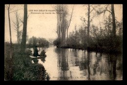 76 - LES BORDEAUX-ST-CLAIR - PECHEURS AU BORD DE L'EPTE - Sonstige & Ohne Zuordnung