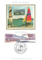 Carte Maximum-Lac De Madine-Oblitération Vigneulles Les Hattonchatel En 1987    L2886 - Francobolli (rappresentazioni)