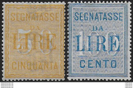 1903 Italia Segnatasse Colori Diversi MNH Sass N. 31/32 - Altri & Non Classificati