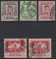 Iraq - Postal Tax - Set Of 5 - Aid For Palestine - Mi 6~9A & 9C - 1949 - Irak