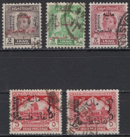 Iraq - Postal Tax - Set Of 5 - Aid For Palestine - Mi 6~9A & 9C - 1949 - Iraq