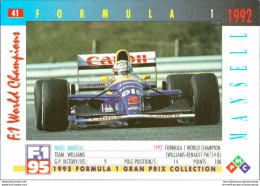 Bh41 1995 Formula 1 Gran Prix Collection Card Mansell N 41 - Catalogus