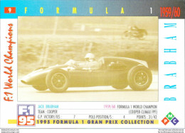 Bh9 1995 Formula 1 Gran Prix Collection Card Brabham N 9 - Cataloghi