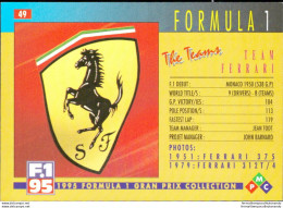 Bh49 1995 Formula 1 Gran Prix Collection Card Ferrari Team N 49 - Catálogos