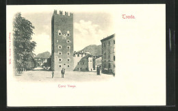 Cartolina Trento, Torre Vanga  - Trento