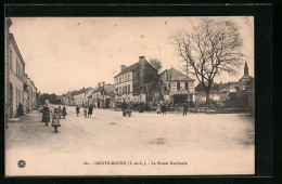 CPA Sainte-Maure, La Route Nationale  - Sonstige & Ohne Zuordnung